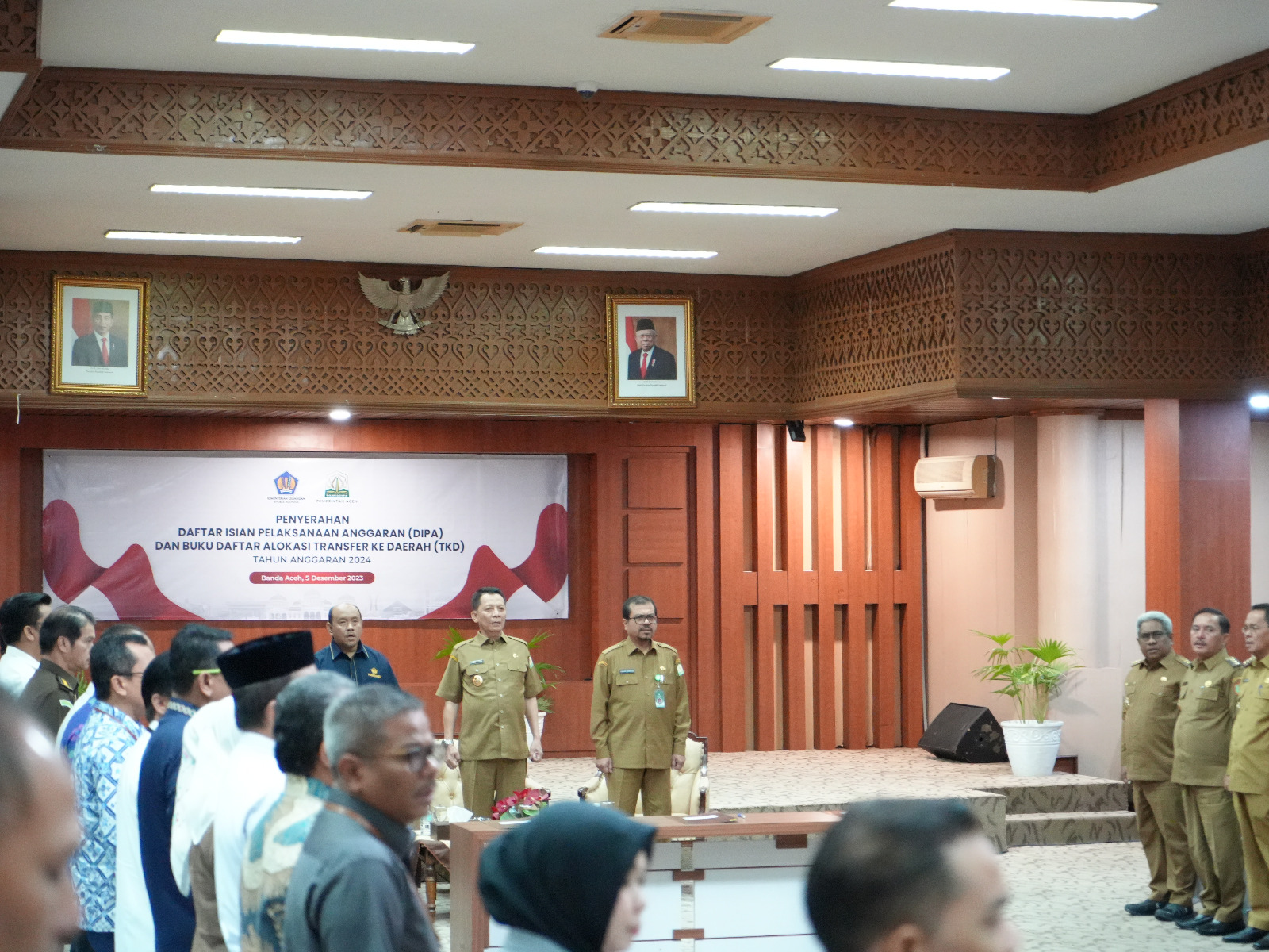 Resmi : Kanwil Kemenkumham Aceh Terima DIPA APBN TA 2024 dari Pj. Gubernur Aceh